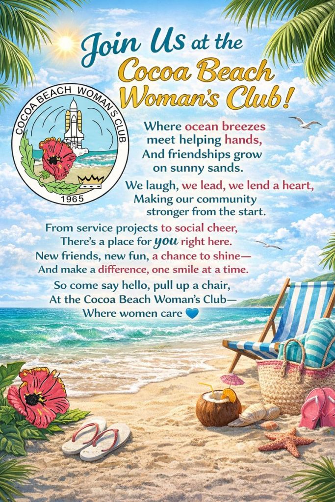 Join Us at the Cocoa Beach Woman’s Club!